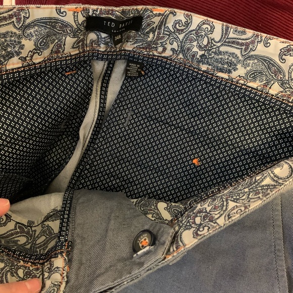 Men’s Ted Baker twill chinos - Picture 3 of 7